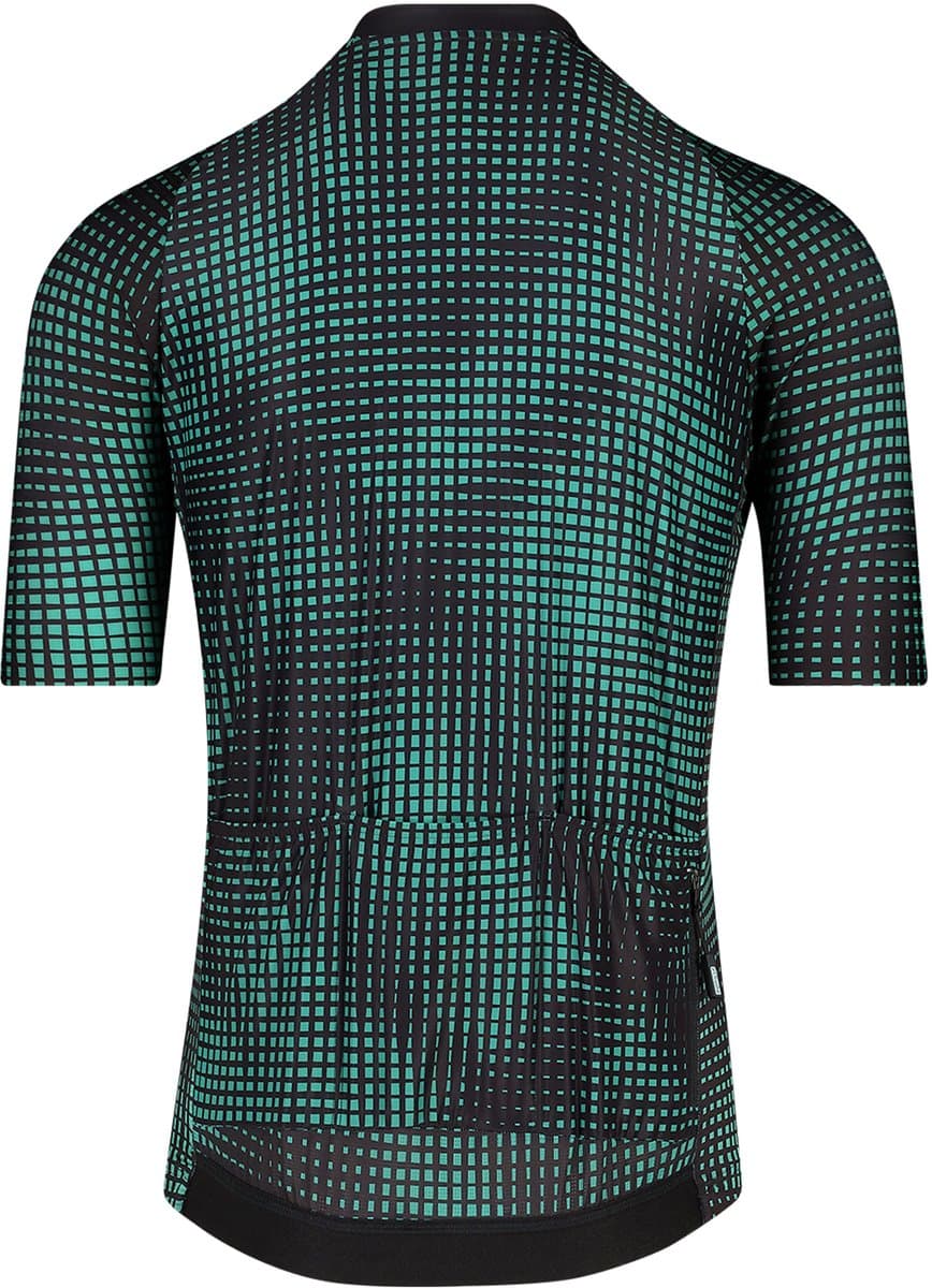 BIORACER Icon - Fietsshirt Zomer - Heren - Groen Optic Art - Korte Mouw - Ademend & Aansluitend - Maat S