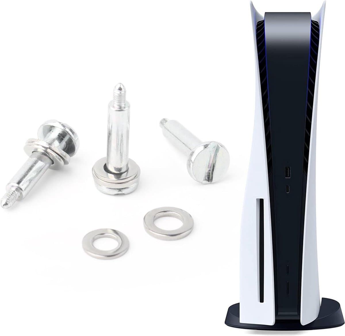 3 stuks basisschroef voor gameconsoles Sony Playstation 5 PS5 - robuuste bevestigingsschroef voor PS5 (alleen voor CFI-10XX) - content nodig .