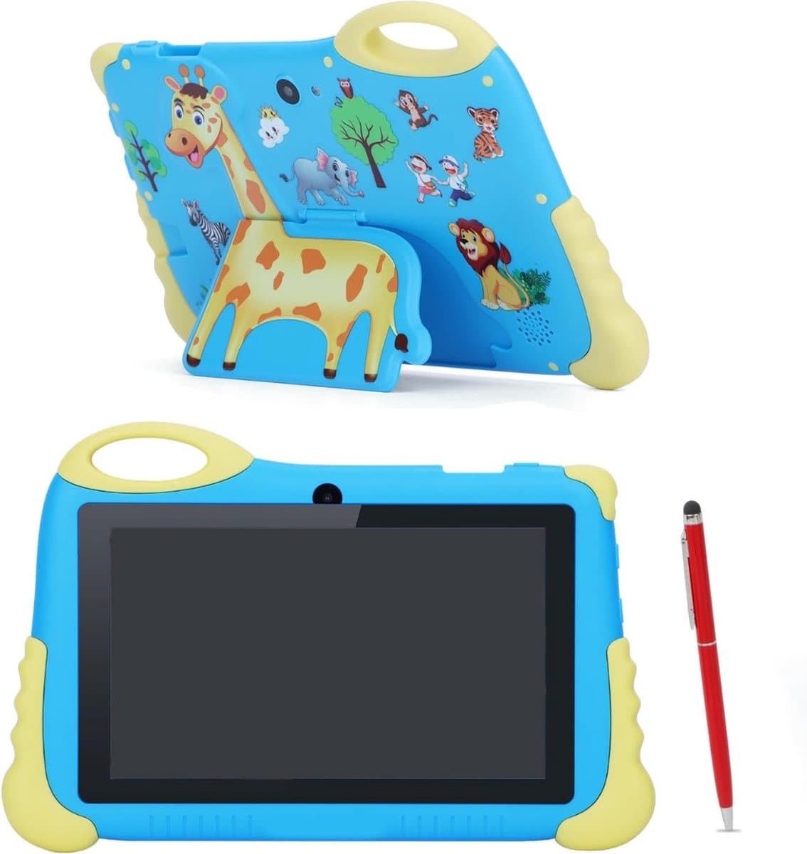 White-Label® Kindertablet Vanaf 3 Jaar - Tablet Kinderen - Kinderspeelgoed - Blauw