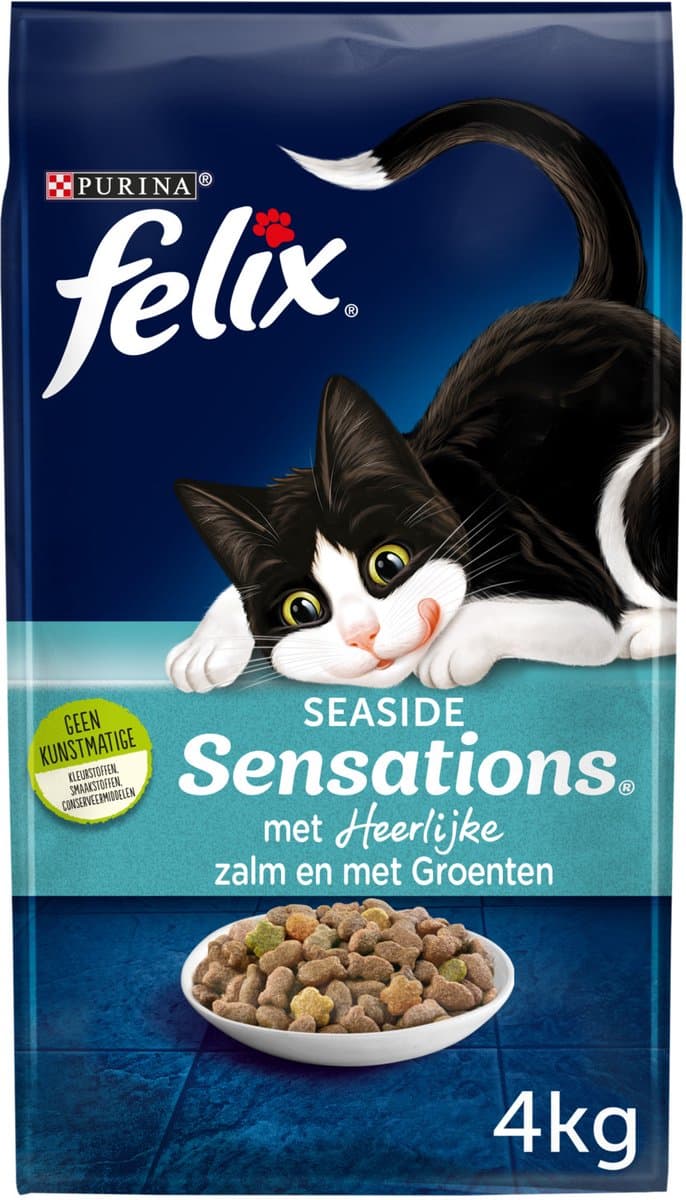 Felix Droog Kattenvoer Seaside Sensations 4 kg