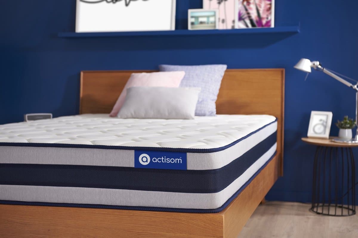 Actiflex ergo matras 70x200cm , Pocketveren en traagschuim , Stevig, 5 comfortzones