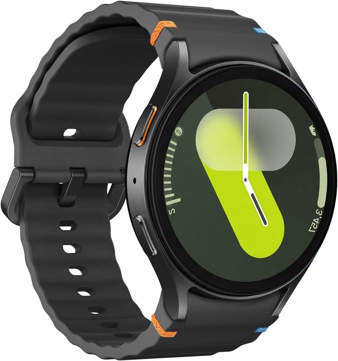 Sportieve Silicone Horlogeband Geschikt voor Samsung Galaxy Watch 7 FE 6 5 4 - 40mm en 44mm, Comfortabele en Duurzame Band voor Dames en Heren met Geen Kieren