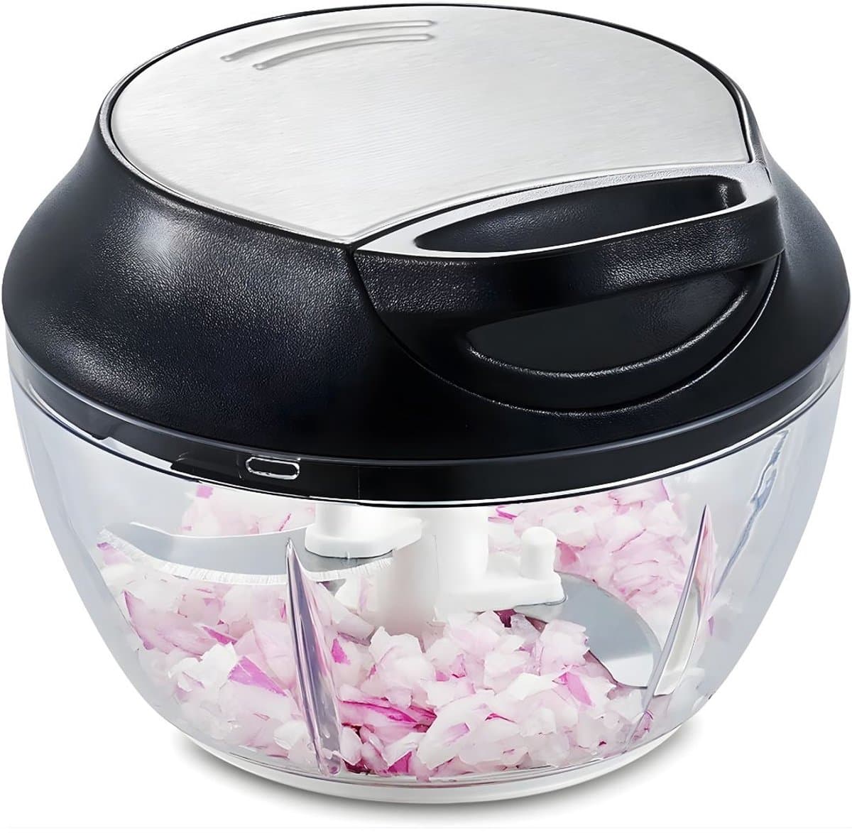 Lìon® Hakmolen - Hakmolens - Hakmolen Handmatig - Zwart - 13cm x 12cm x 13cm