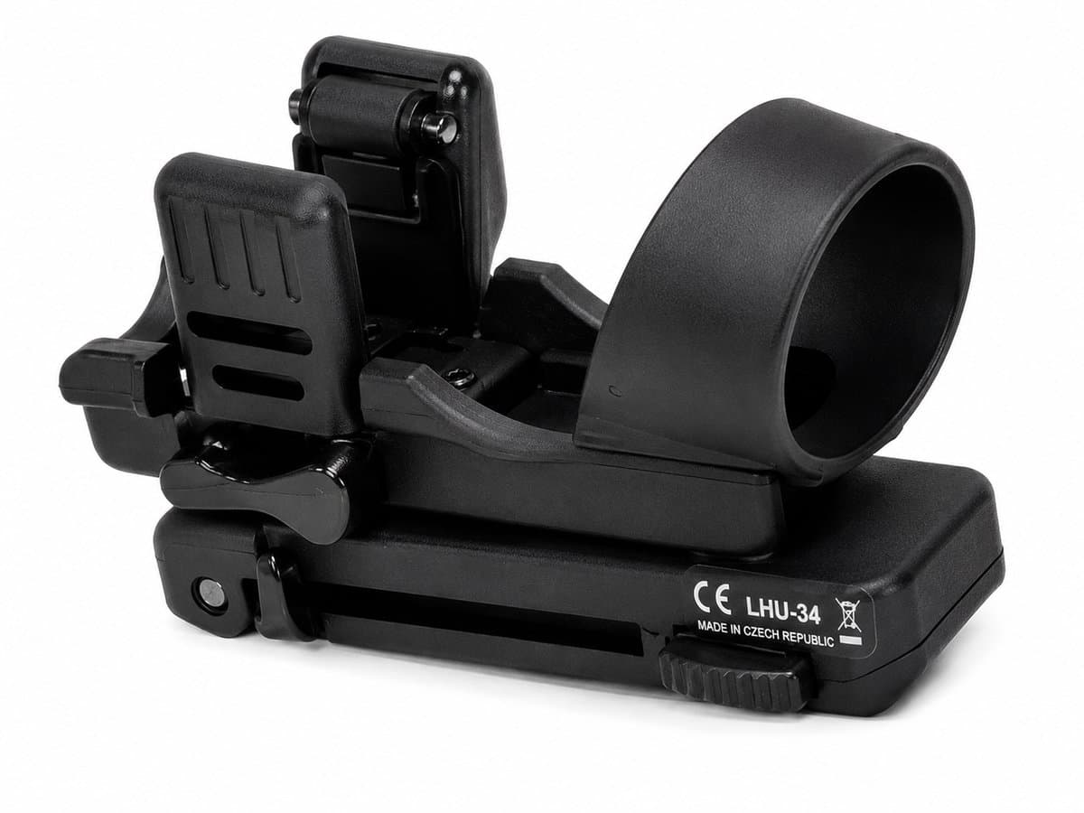 ESP LHU-34 Universele Zaklamphouder – 360° Draaibaar – Riemclip – Geschikt voor 34-37 mm Tactische Zaklampen – Zwart