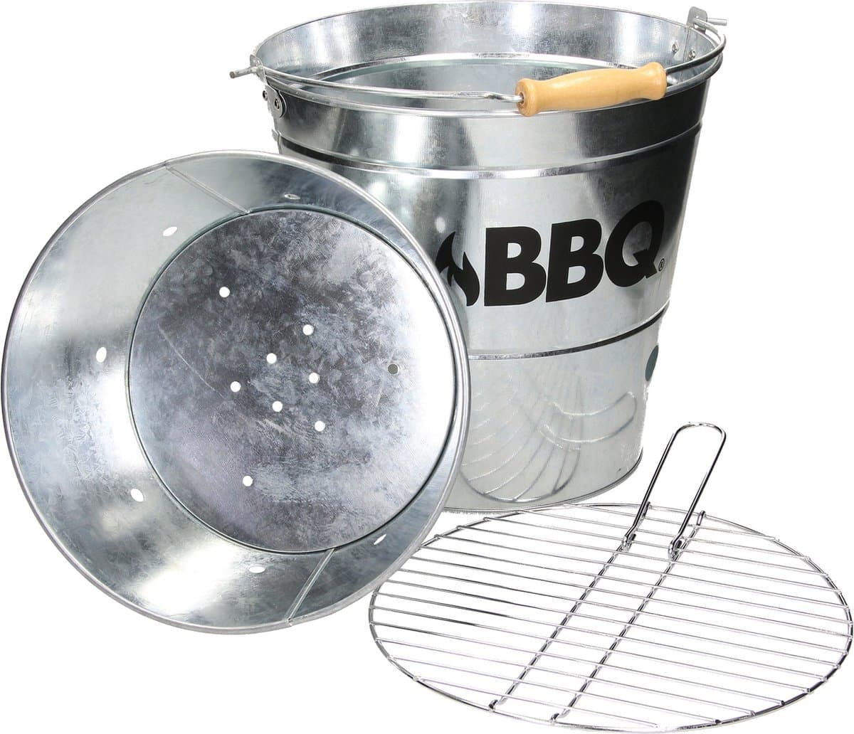 BBQ Collection Barbecue Emmer Diameter Bovenkant 265 mm Zink