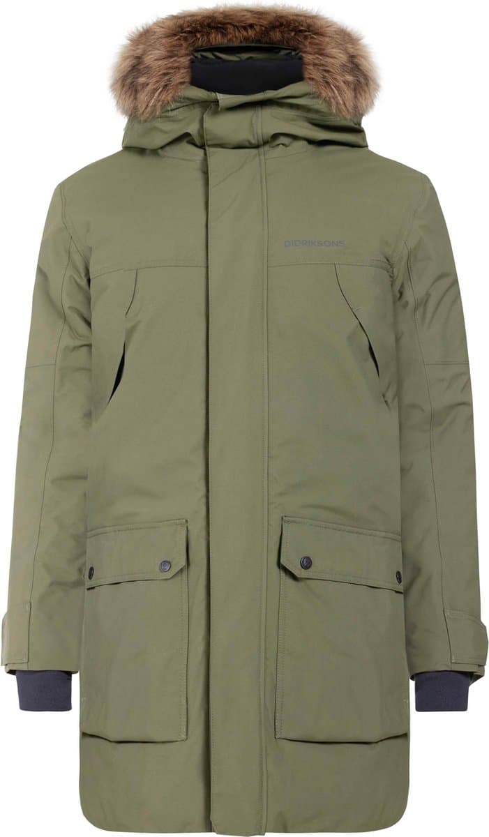 Didriksons RICK USX PARKA Heren Outdoorjas - Deep Green - Maat XL