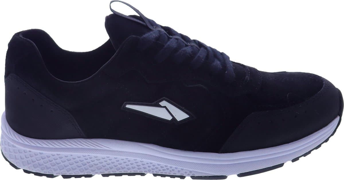 Piedro Sport - Emiel - Sneakers - Zwart Suede - Vetersluiting - Schoenmaat - 42