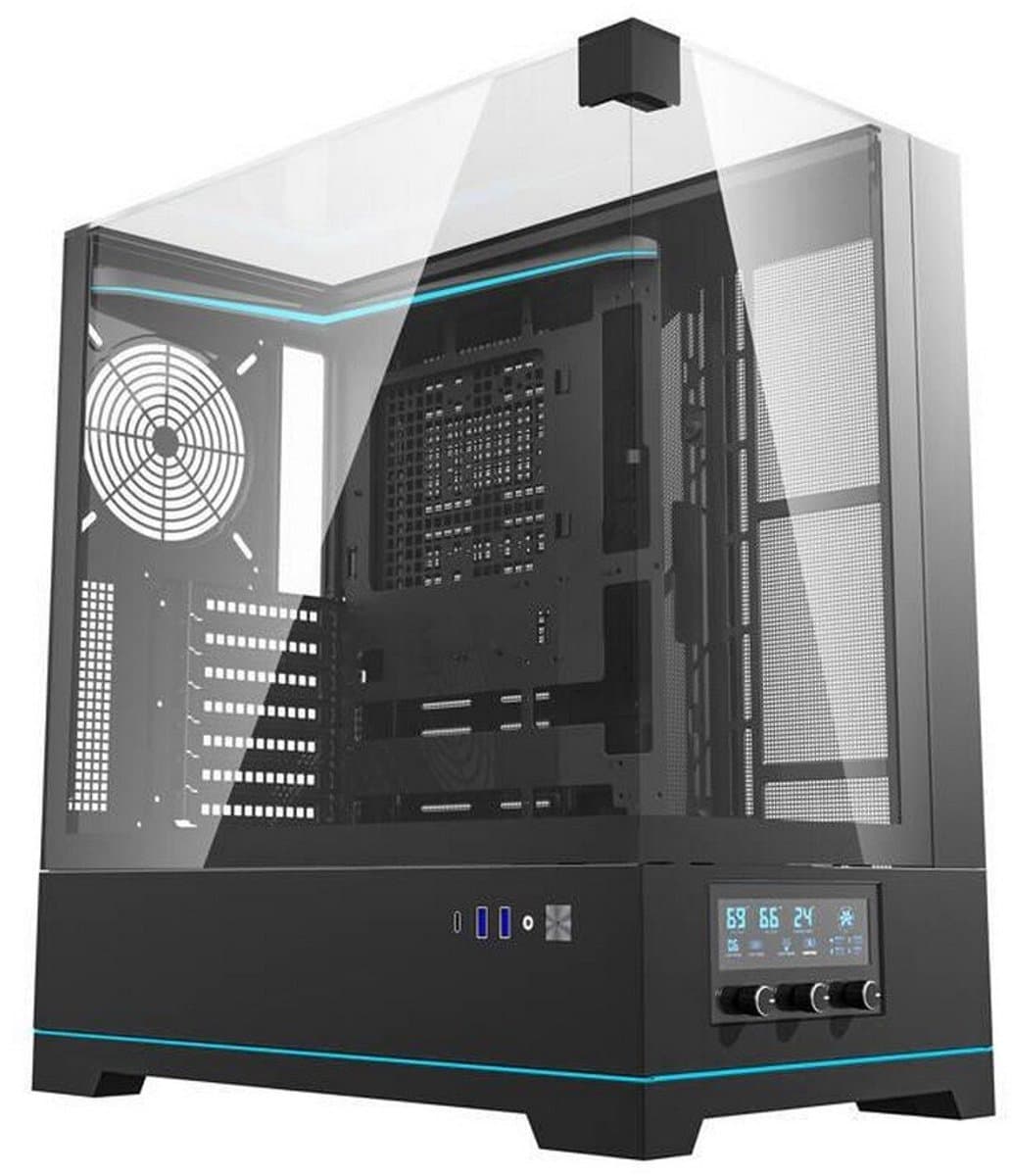 Darkflash - DY450 Zwart - Computerkoffer