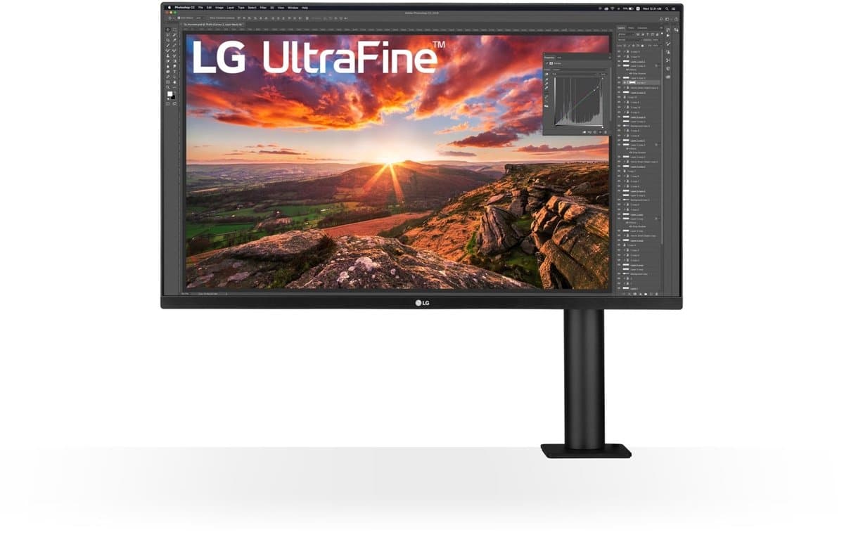 LG Ergo 32UN880K - 4K IPS Monitor - USB-C 60w - 32 Inch