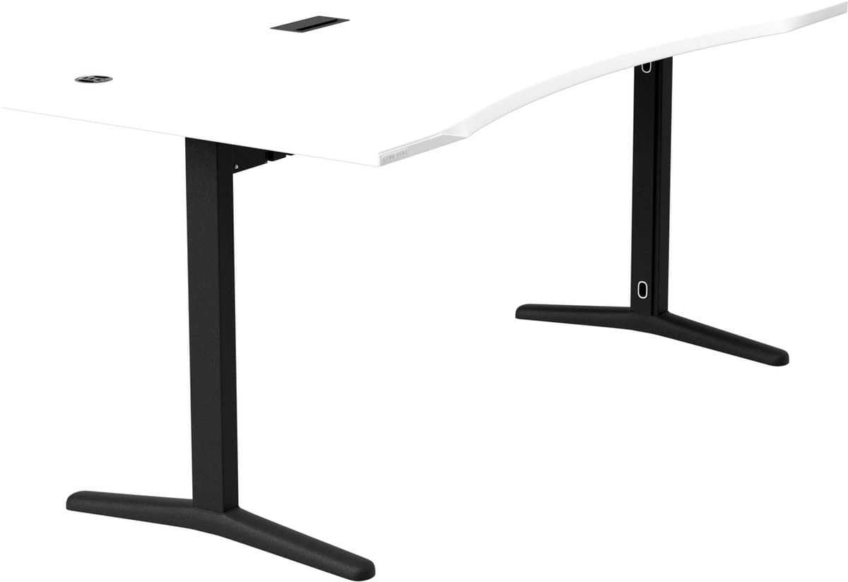 GAME HERO® Villain Gaming Bureau - Met LED Verlichting - 139 x 76 cm - Wit