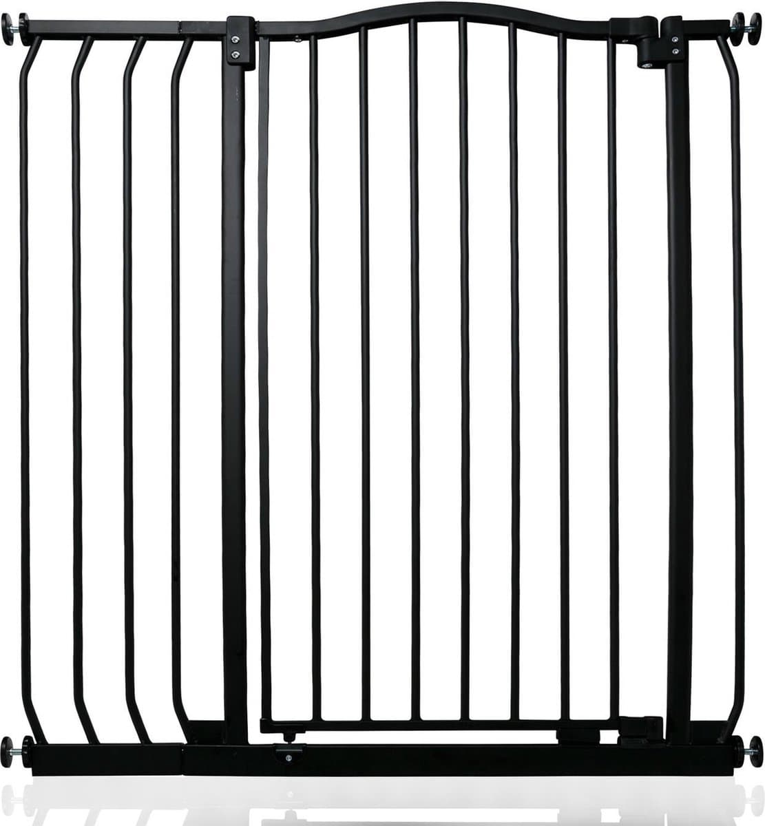 Bettacare Hondenhek met Gebogen Bovenkant, 89-98cm, Zwart, 100cm H