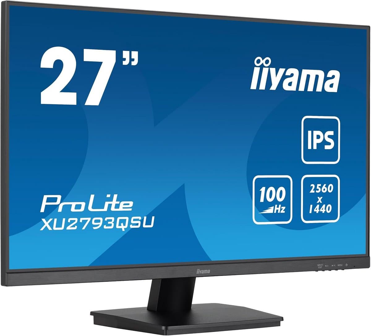 27 inch QHD IPS monitor met 1ms reactietijd en geïntegreerde luidsprekers
