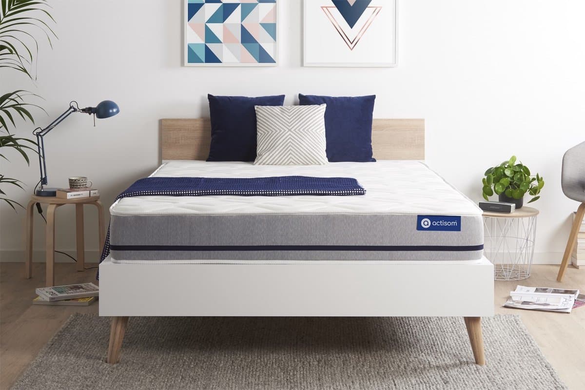 Actilatex soft matras 160x220cm , Latex en traagschuim , Vrij stevig, 3 comfortzones