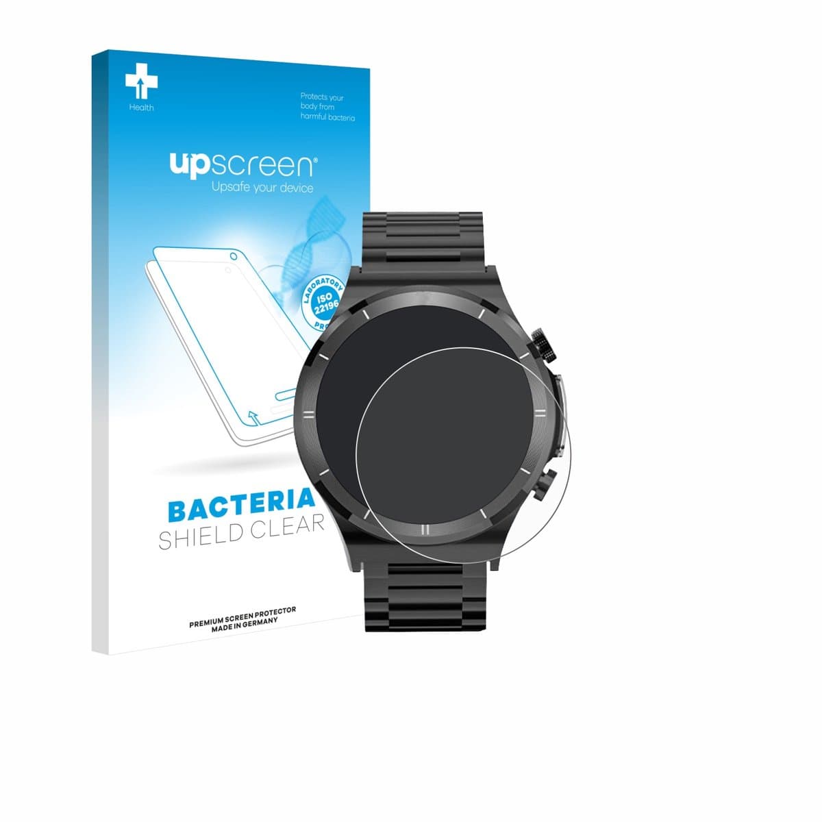 upscreen - Screenprotector voor FANTTIK Smartwatch 1.39" - Folie Beschermfolie transparant antibacterieel