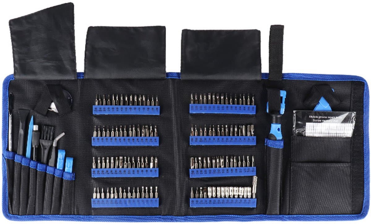 142-delige precisieschroevendraaierset voor elektronica – Multitoolset geschikt voor mobiele telefoons, laptops, tablets, enz.