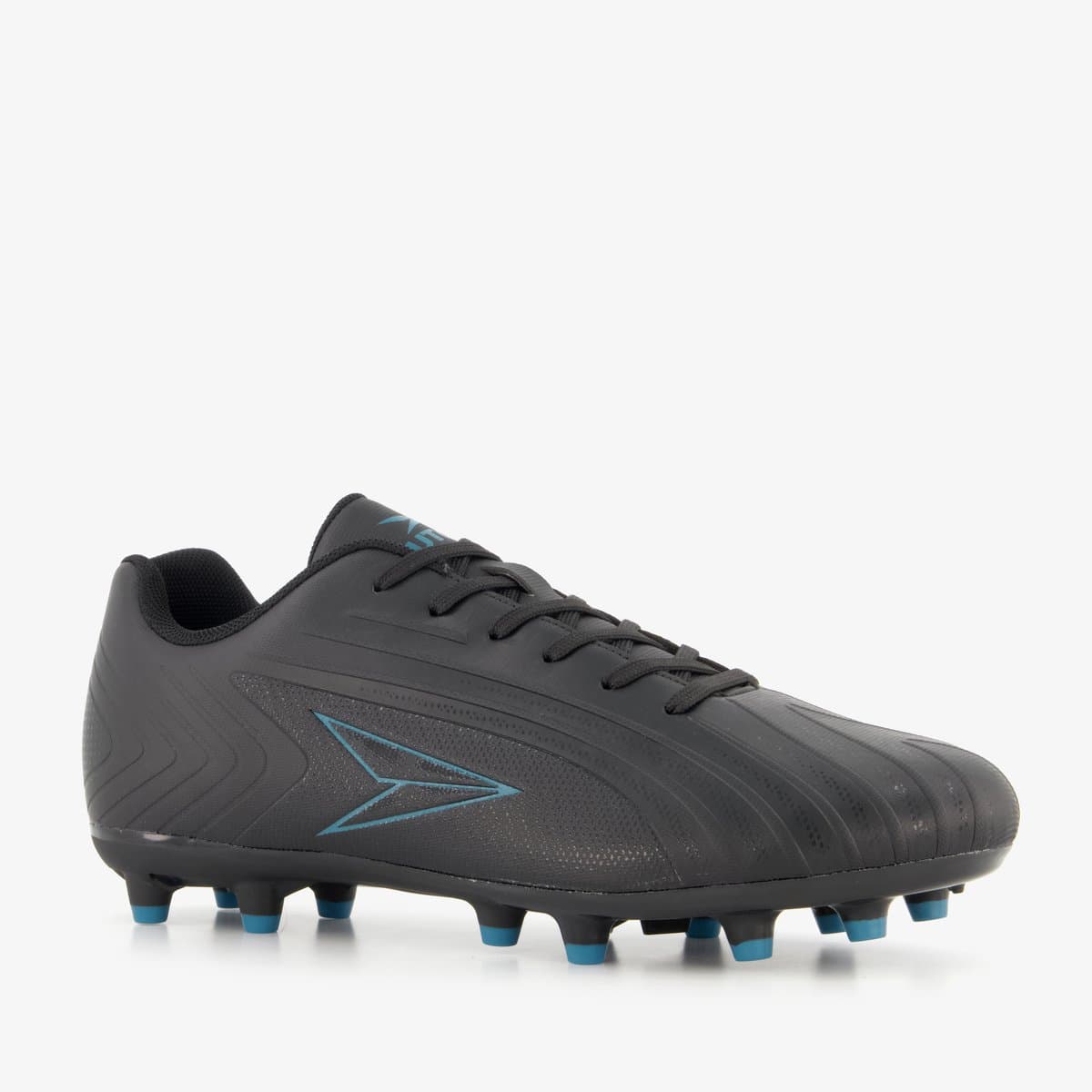 Dutchy FG heren voetbalschoenen zwart - Maat 45 - Uitneembare zool