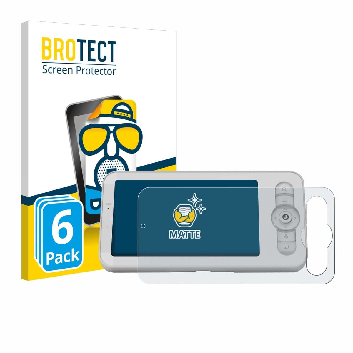 BROTECT - Screenprotector voor Maxi-Cosi See Pro Babyphone - Folie Beschermfolie matte 6 Stuks