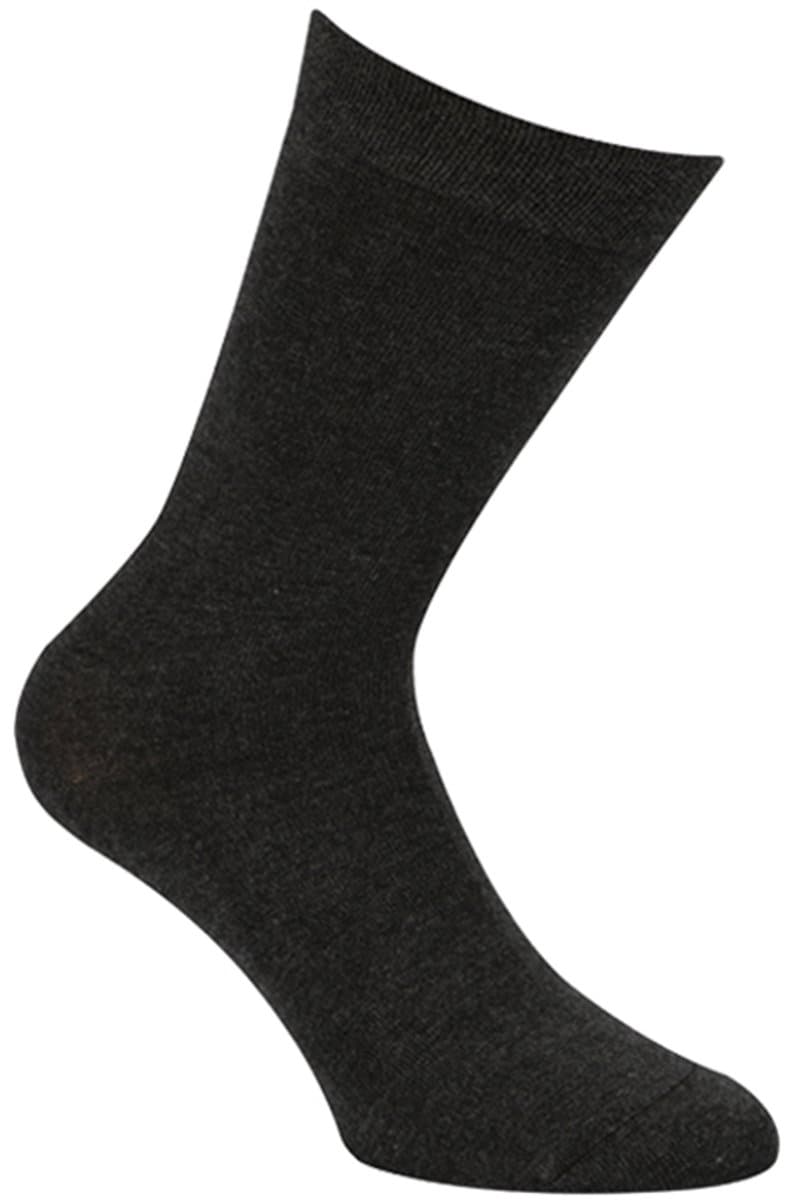 Boru Bamboo - 2340 - Nette Sokken - Organisch Wol - Naadloos & Warm - Unisex - 35-38 - Antraciet