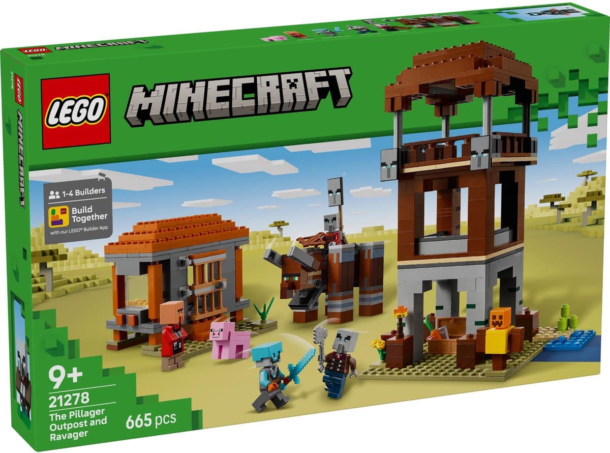 LEGO Minecraft De Plunderaar Buitenpost en Verwoester 21278