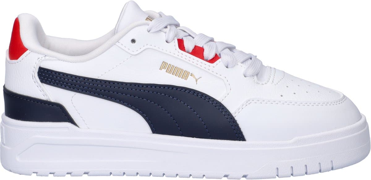 Puma Shuffle Downtown Lo Jr Sneakers - Jongens - Wit
