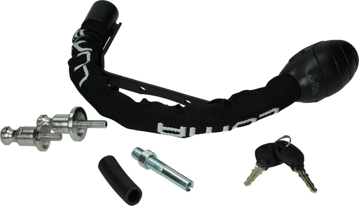 Luma Stuurslot kabel / Antirobos slot Luma voor de Vespa ET2, ET4, LX en S