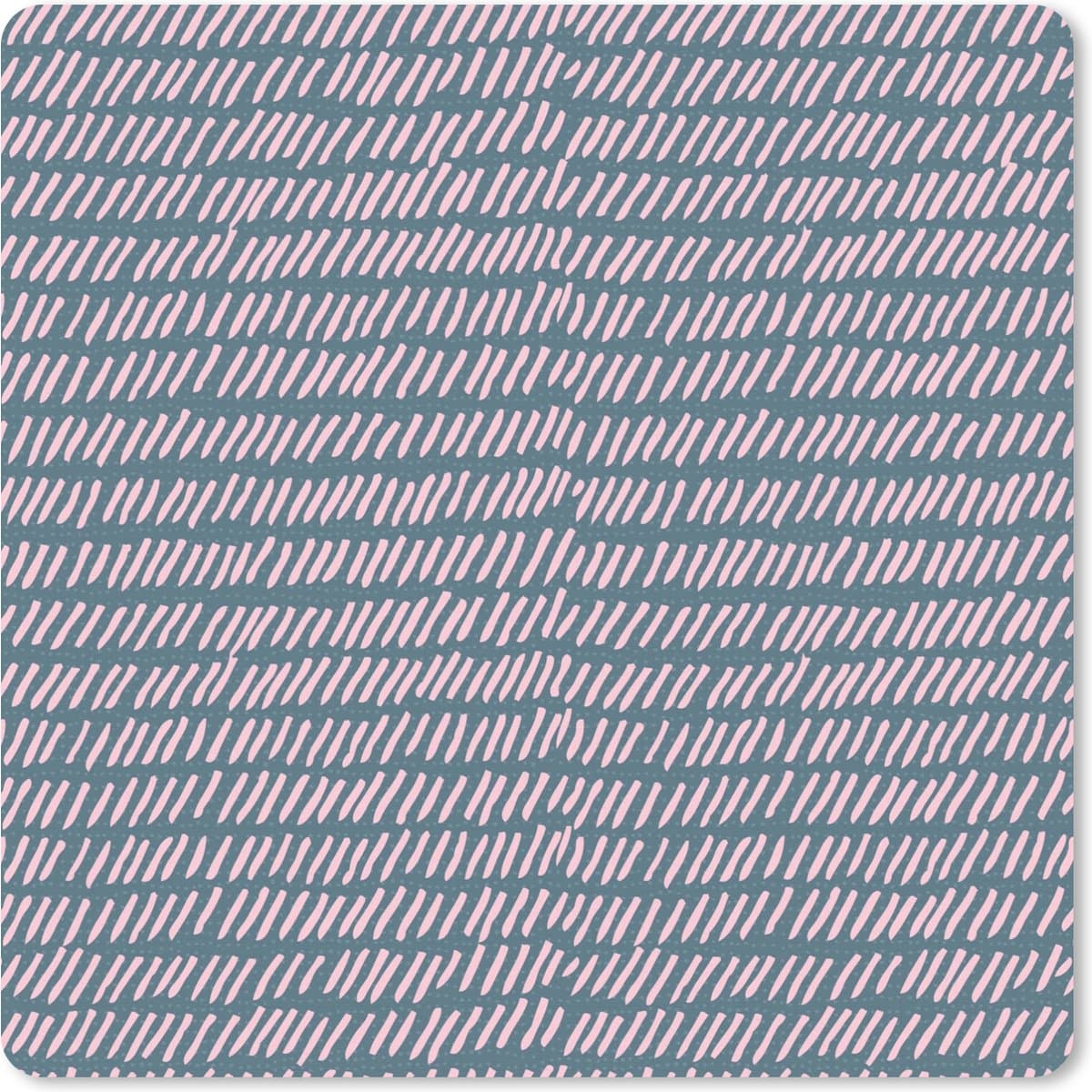 Muismat XXL 40x40 cm - Bureau onderlegger - Bureau mat Design - Roze - Patronen - Bureaumat - Gaming mousepad xl - Bureaulegger groot - Computer deskmat