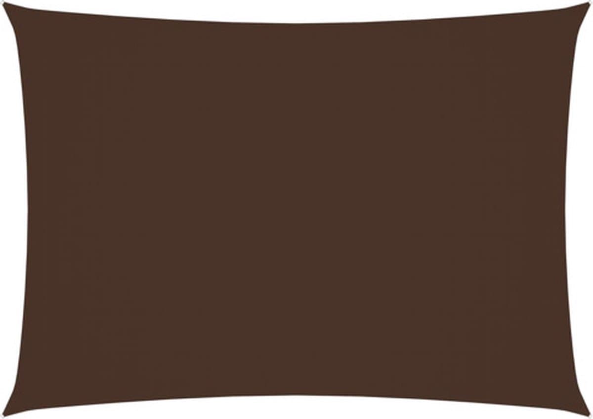 vidaXL - Zonnescherm - rechthoekig - 2x4 - m - oxford - stof - bruin