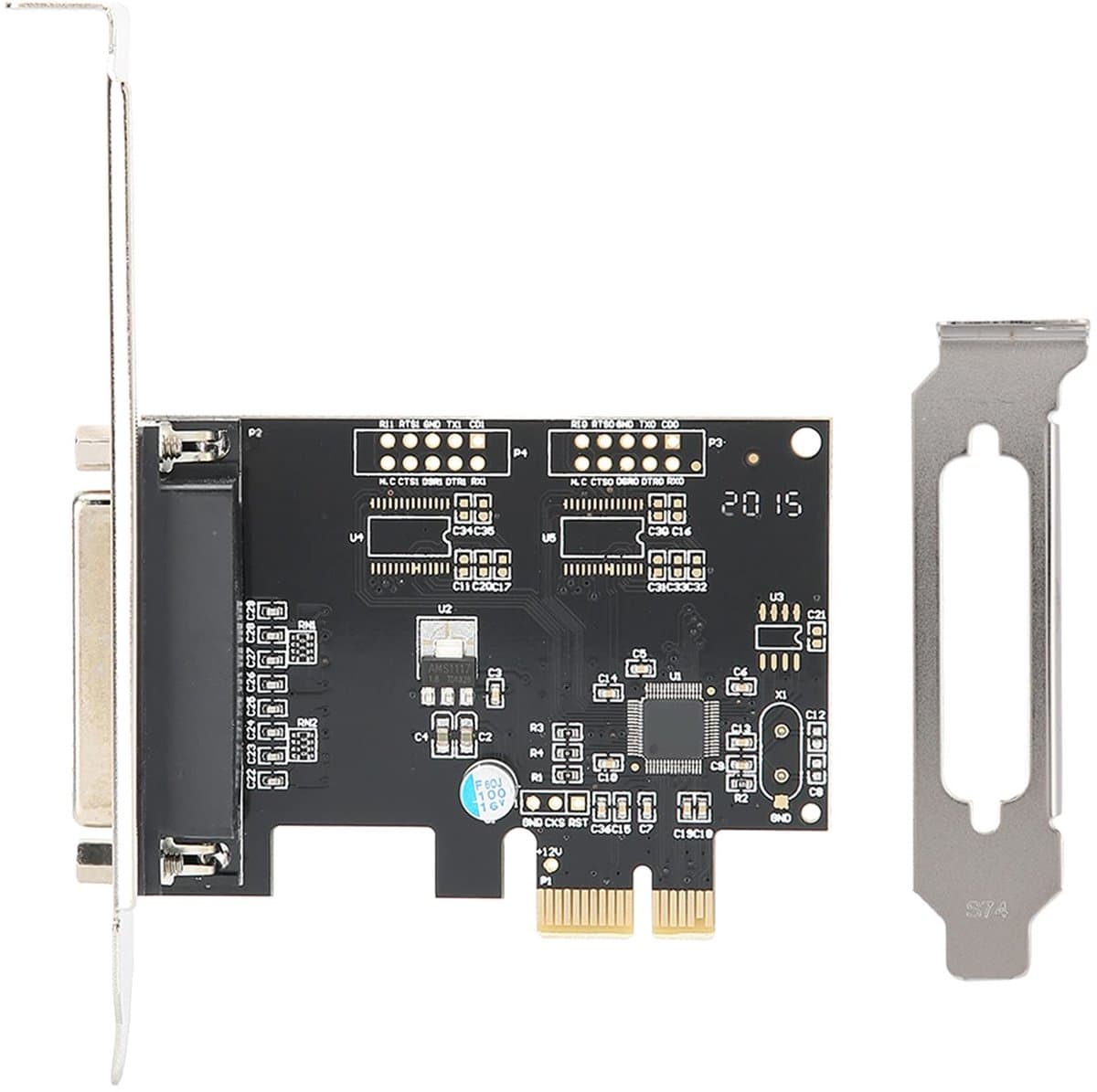 Dailygoody - PCI Express Parallelle Poortkaart - DB25 LPT-printerkaart - Geschikt voor OS X - Enkele Poort - Aansluiting voor printers en scanners