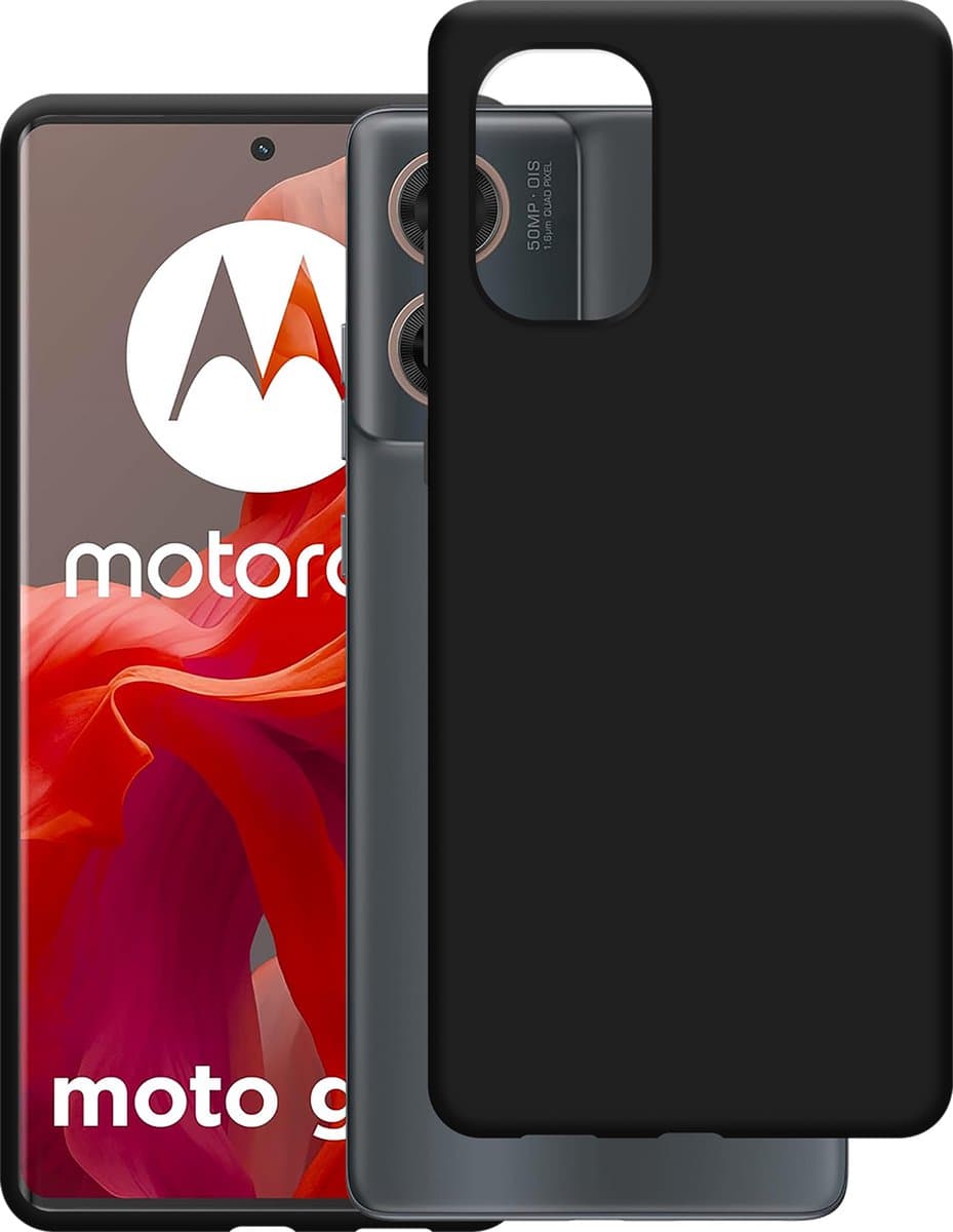 Just in Case Soft Design Motorola Moto G85 Back Cover Zwart