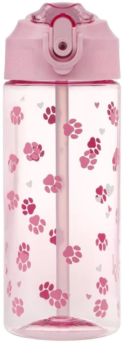 Baagl Pootjes Drinkfles 500ml met Rietje