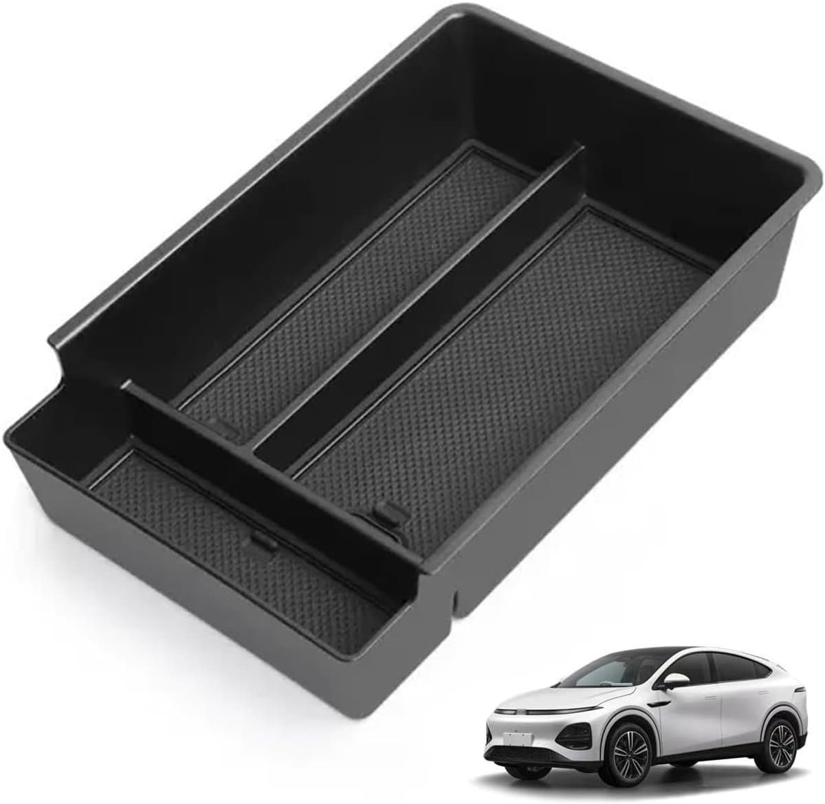 Middenconsole Armleuning compatibel geschikt voor Xpeng G6 2023 2024 2025 Organizer Opbergdoos Tray Opslag Armleuningen Accessoires