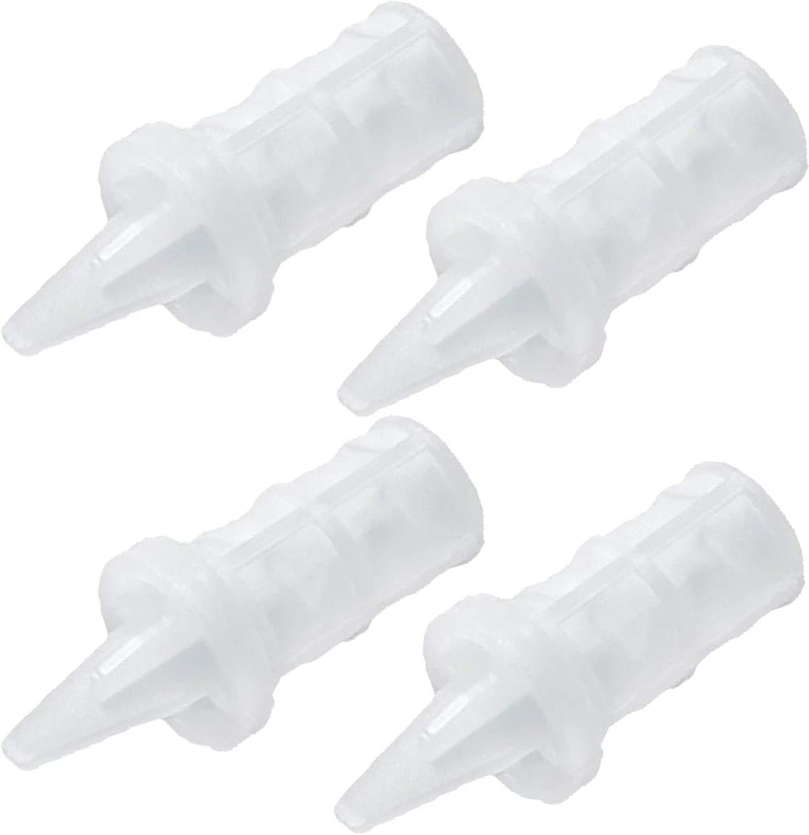 Mesh Waterfilter - Fijne Filter - Hogedruk Reinigen - Set van Vier - Korte Fijne Mesh - Geel Zwart