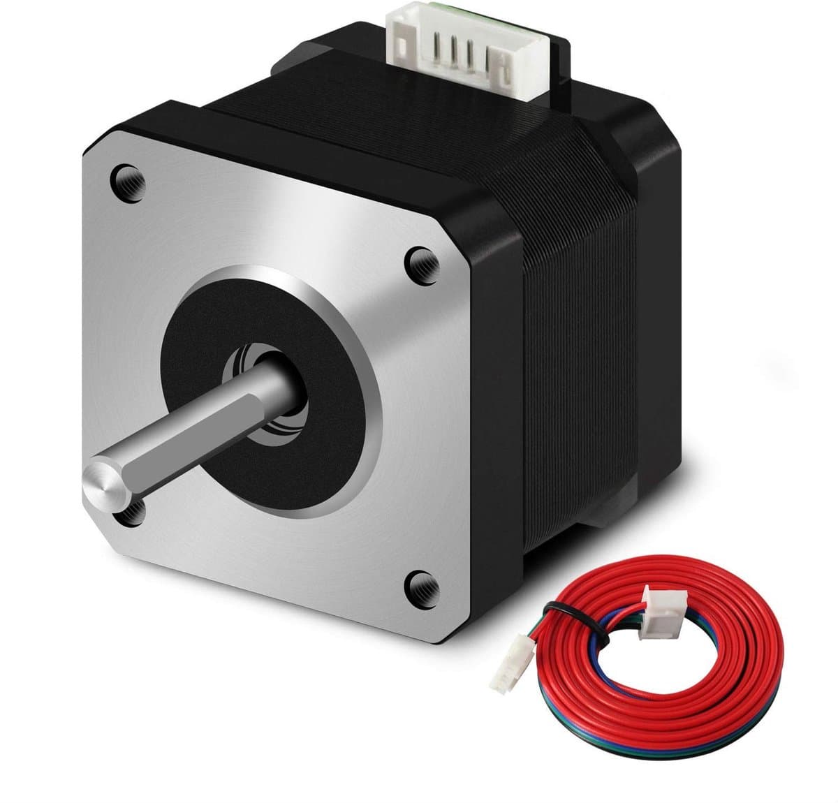 Store_9 - Nema 17 Schrittmotor - Pancake - Hoog vermogen - 1,5 A - 3D-printer - 4 Draden - Geschikt voor Creality CR-10 en Ender 3