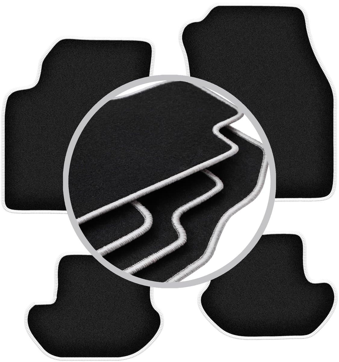 CARLUX-SILVER automatten voor: Ford Ka MK1 hatchback (1998-2006)