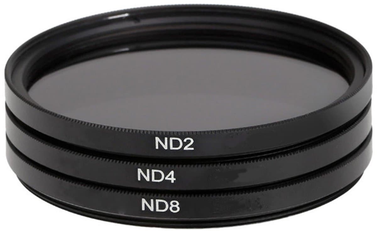 3x 43mm ND Filter grijsfilter +2+4+8 camera lens filter