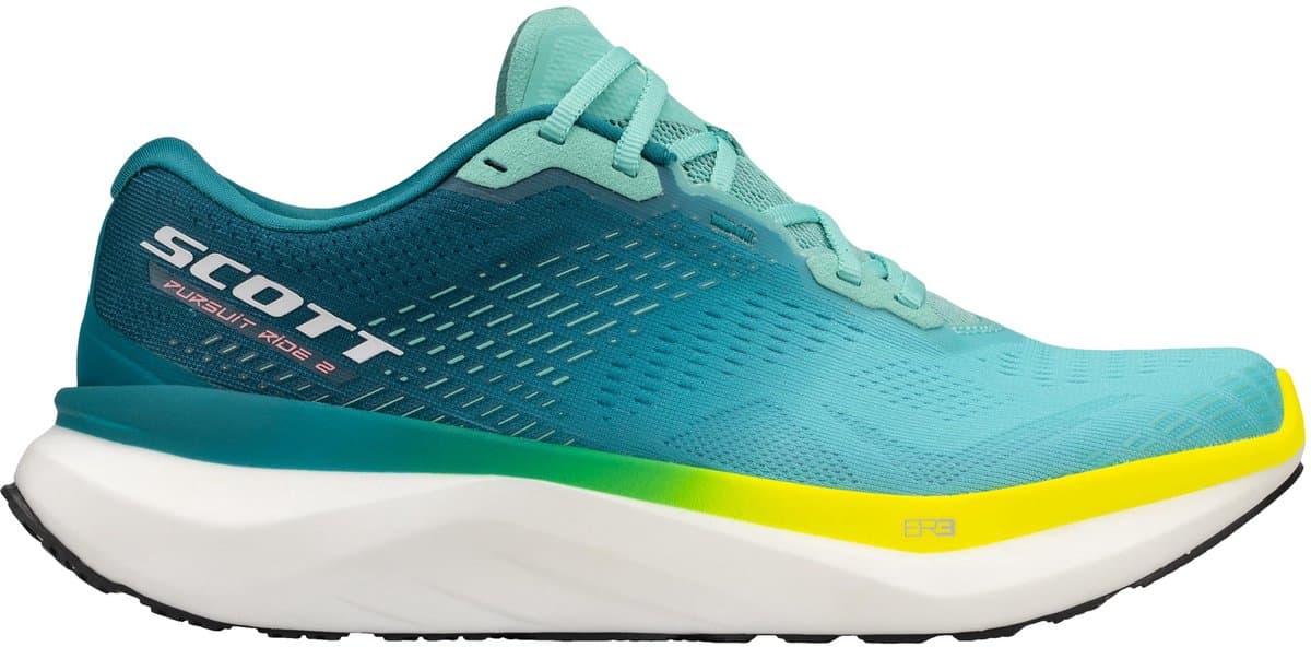 Scott Pursuit Ride 2 W - Hardloopschoenen - Blauw/Geel - Maat 42 EU