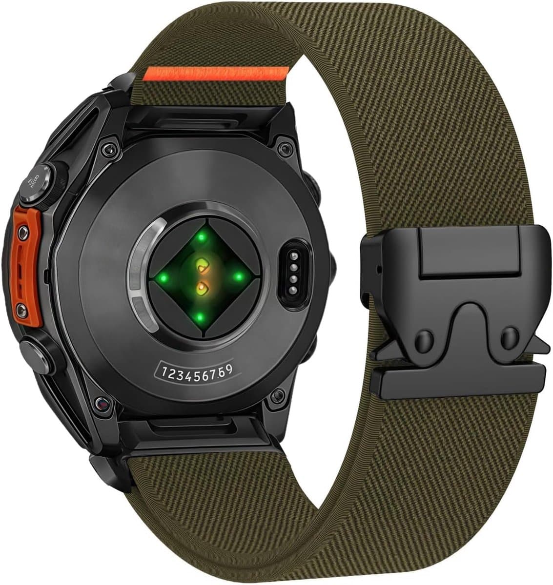 26 mm armband voor Garmin Fenix 7X nylon, QuickFit nylon armband voor Fenix 8 51 mm/Fenix7X Pro/7X Solar/7X Pro - ShopVlot