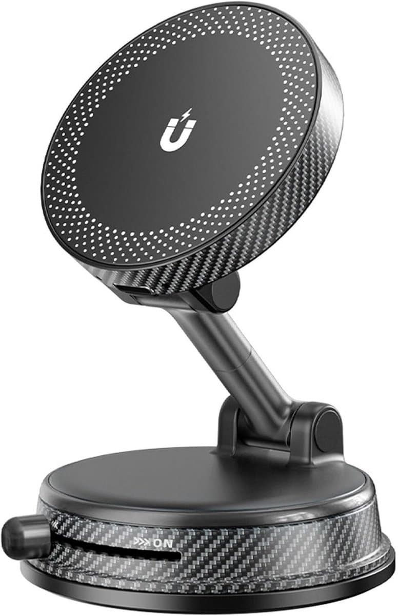 Auto telefoonhouder met oplaadfunctie, automatische zuignap, 15W snelle oplader, compatibel met MagSafe iPhone en andere smartphones