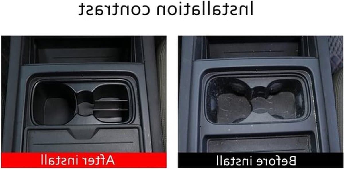 Multifunctionele Opbergdoos voor Auto met Bekerhouder - Organizer voor LR Defender 90 110 (2020-2022) - Auto Accessoires en Interieurverzorging
