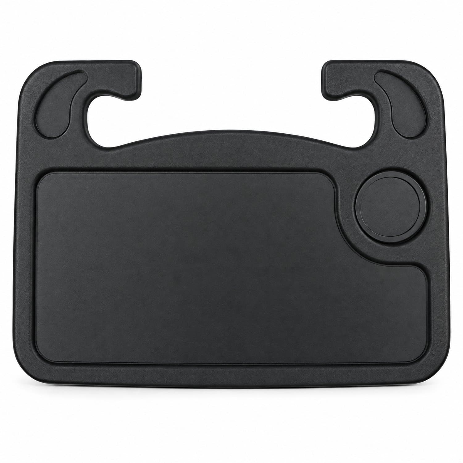 BukkitBow - Multifunctionele Stuur Tafel - Draagbare Laptop Desk - Auto Eet- en Drinkhouder - Zwart