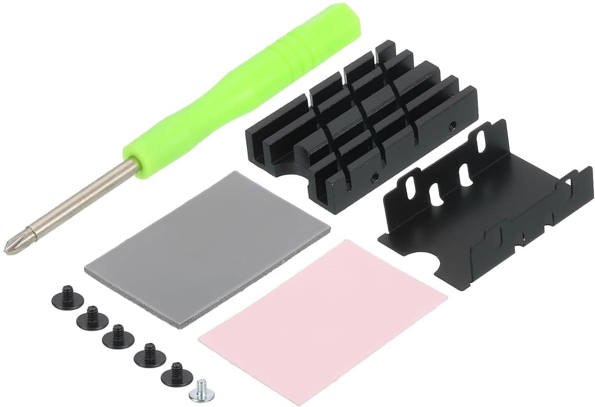 M.2 2242 Nvme SSD Koellichaamsset 34 x 22 x 6,7 mm, koellichaam voor laptopgeheugen, koperen koelradiator voor laptop, koperkleurig