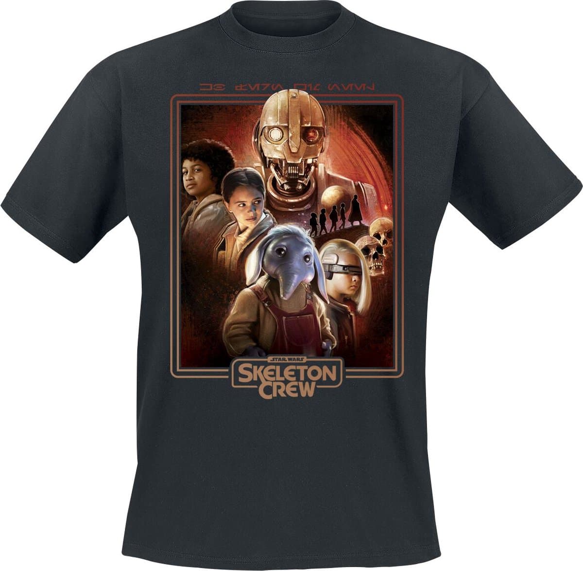 Star Wars Skeleton Crew - Tales Of The Galaxy Heren T-shirt - zwart - XL
