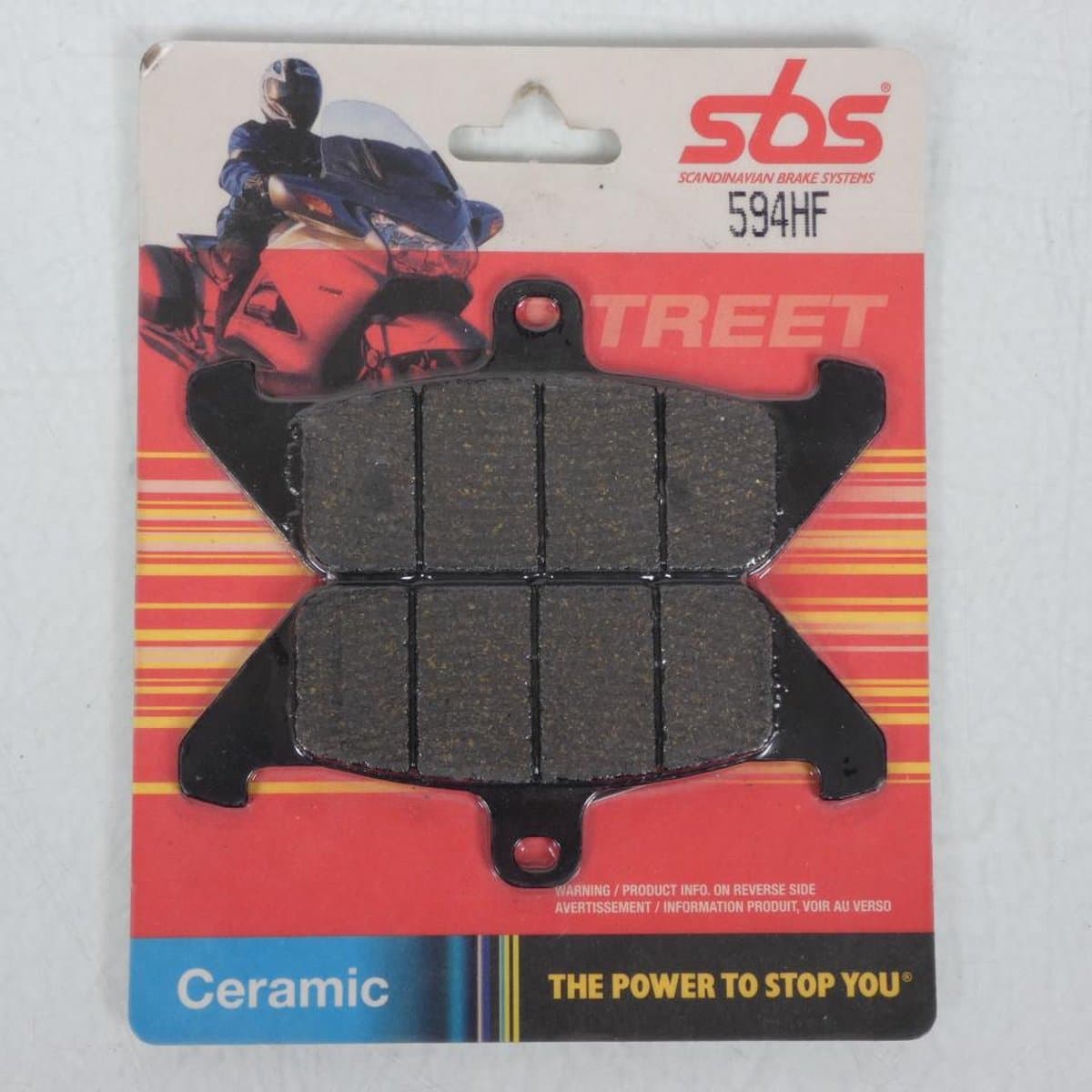 SBS-remblok voor Laverda 600 Gold Atlas motorfiets, bouwjaar 1986 t/m 1990, 594HF, nieuw