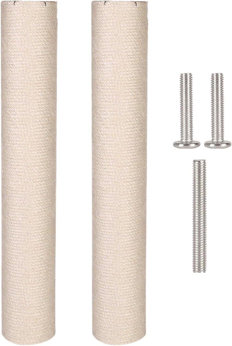 Krabpaal voor Katten - Krabmeubel Sisal - Meubels Beschermen - Stabiele Sisal Constructie - 30 x 7 x 7 cm