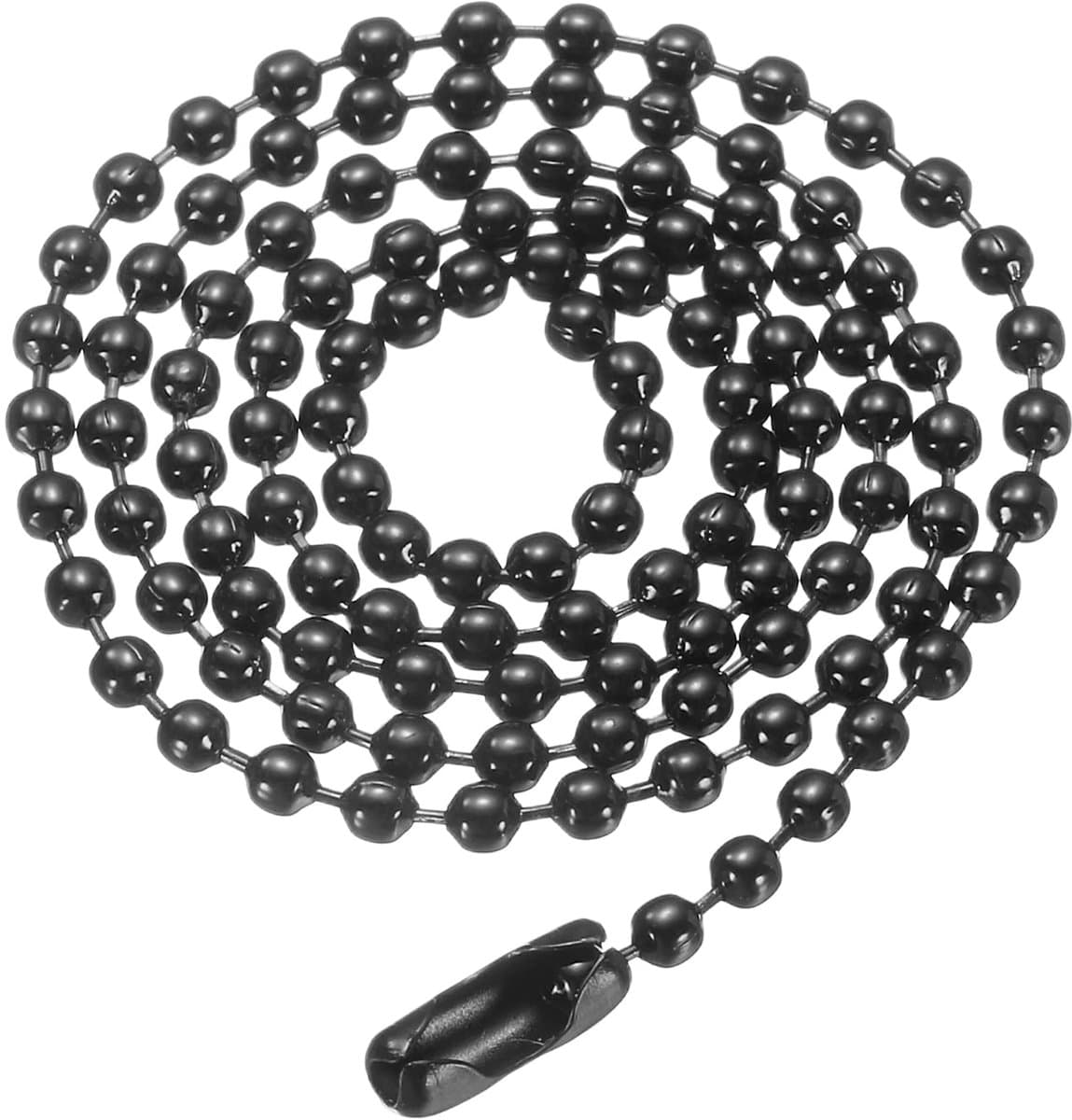 Kralenketting 2,4 mm - IJzeren bolvormige kralen - Voor hondenlabel en sieraden - Duurzaam en stijlvol - ShopVlot
