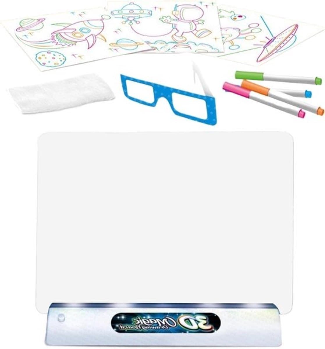 LED Schrijfplank - Tekentablet Tekenbord - Creatief Tekenen - Fluorescerend Lichteffect - 40 x 280 x 40 mm - meerkleurig