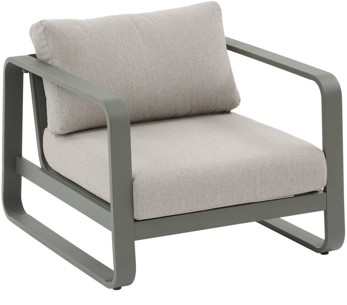 Lage aluminium tuinfauteuil DOMILLY