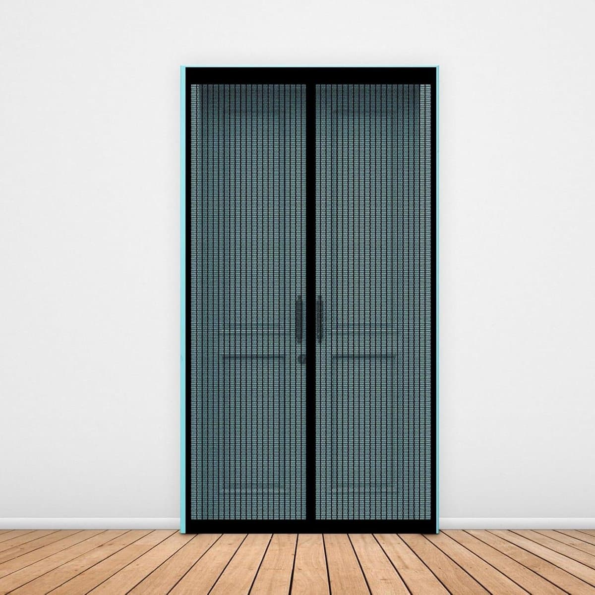 Magnetisch Hor - Vliegengaas Deur - Insecten Buiten Houden - Automatische Sluiting - 210 x 265 cm - Zwart