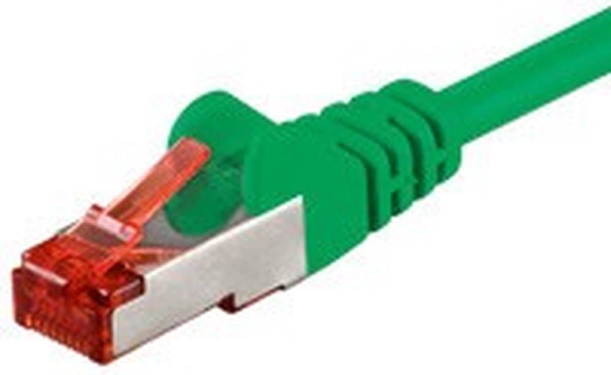 Danicom CAT6 S/FTP (PIMF) patchkabel - 1 meter groen - netwerkkabel - internetkabel - UTP kabel - RJ45 - 1000 mbit/s