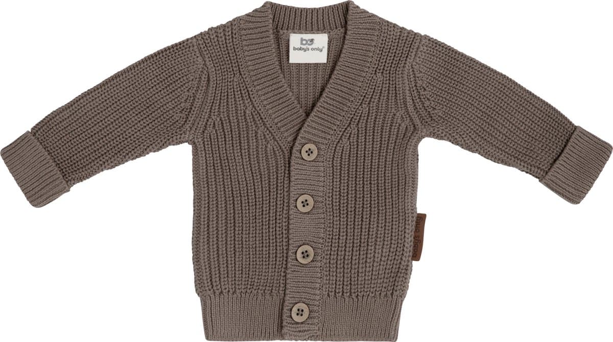 Baby's Only Vestje Soul - Mokka - 74 - 100% ecologisch katoen - GOTS